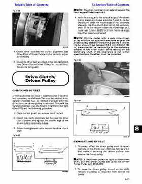 2001 Arctic Cat Snowmobiles Factory Service Manual, Page 388