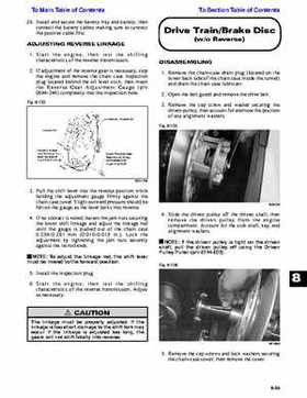 2001 Arctic Cat Snowmobiles Factory Service Manual, Page 406