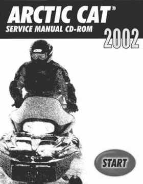 2002 Arctic Cat Snowmobiles Factory Service Manual, Page 1