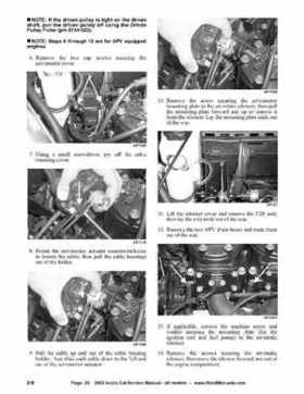 2002 Arctic Cat Snowmobiles Factory Service Manual, Page 20