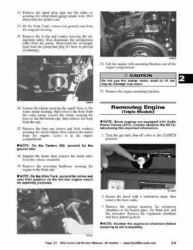 2002 Arctic Cat Snowmobiles Factory Service Manual, Page 23