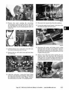 2002 Arctic Cat Snowmobiles Factory Service Manual, Page 25