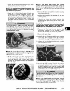 2002 Arctic Cat Snowmobiles Factory Service Manual, Page 35