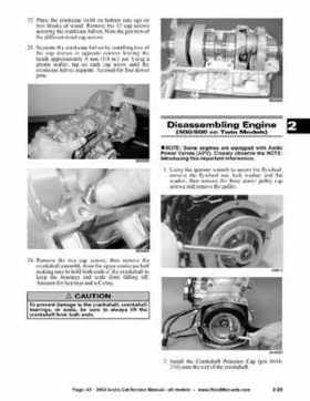2002 Arctic Cat Snowmobiles Factory Service Manual, Page 43