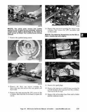 2002 Arctic Cat Snowmobiles Factory Service Manual, Page 45