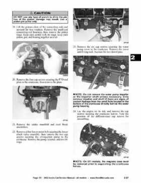 2002 Arctic Cat Snowmobiles Factory Service Manual, Page 51
