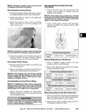 2002 Arctic Cat Snowmobiles Factory Service Manual, Page 67