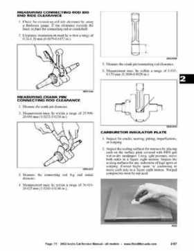 2002 Arctic Cat Snowmobiles Factory Service Manual, Page 71