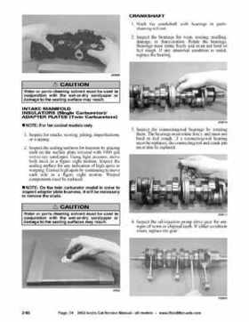 2002 Arctic Cat Snowmobiles Factory Service Manual, Page 74