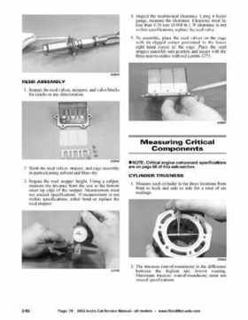 2002 Arctic Cat Snowmobiles Factory Service Manual, Page 76
