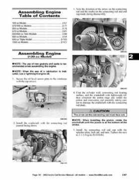 2002 Arctic Cat Snowmobiles Factory Service Manual, Page 81