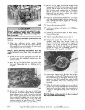 2002 Arctic Cat Snowmobiles Factory Service Manual, Page 88