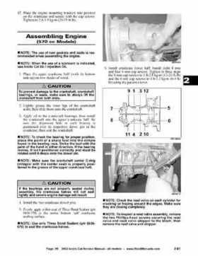 2002 Arctic Cat Snowmobiles Factory Service Manual, Page 95