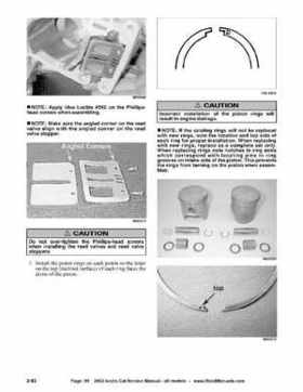 2002 Arctic Cat Snowmobiles Factory Service Manual, Page 96