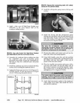 2002 Arctic Cat Snowmobiles Factory Service Manual, Page 104