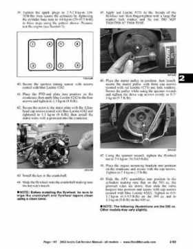 2002 Arctic Cat Snowmobiles Factory Service Manual, Page 107