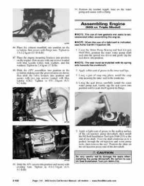 2002 Arctic Cat Snowmobiles Factory Service Manual, Page 114