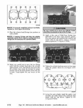 2002 Arctic Cat Snowmobiles Factory Service Manual, Page 124