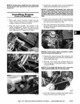 2002 Arctic Cat Snowmobiles Factory Service Manual, Page 145