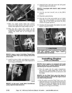 2002 Arctic Cat Snowmobiles Factory Service Manual, Page 146
