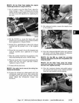 2002 Arctic Cat Snowmobiles Factory Service Manual, Page 147