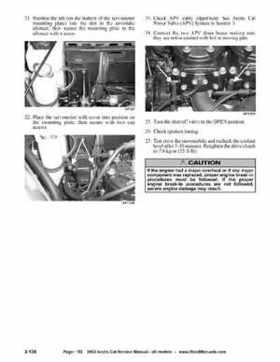 2002 Arctic Cat Snowmobiles Factory Service Manual, Page 152