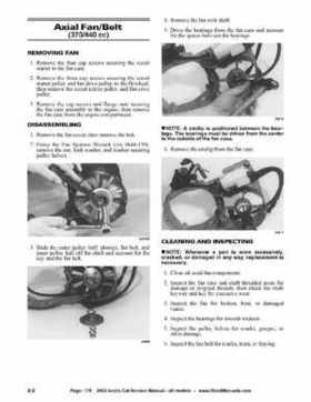 2002 Arctic Cat Snowmobiles Factory Service Manual, Page 176