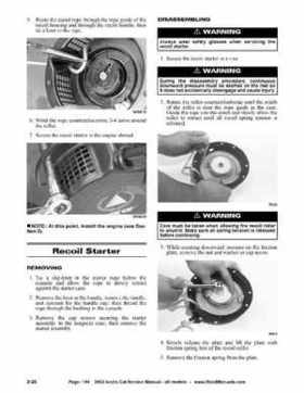 2002 Arctic Cat Snowmobiles Factory Service Manual, Page 194