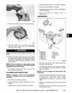 2002 Arctic Cat Snowmobiles Factory Service Manual, Page 195