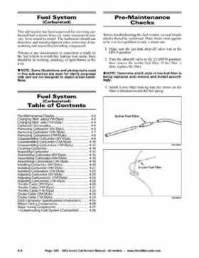 2002 Arctic Cat Snowmobiles Factory Service Manual, Page 206