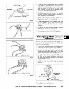 2002 Arctic Cat Snowmobiles Factory Service Manual, Page 207