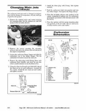 2002 Arctic Cat Snowmobiles Factory Service Manual, Page 208
