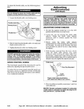 2002 Arctic Cat Snowmobiles Factory Service Manual, Page 228