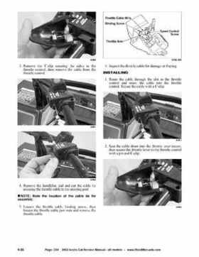 2002 Arctic Cat Snowmobiles Factory Service Manual, Page 234