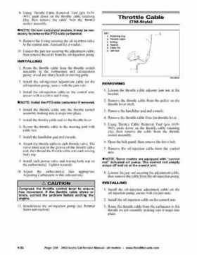 2002 Arctic Cat Snowmobiles Factory Service Manual, Page 236