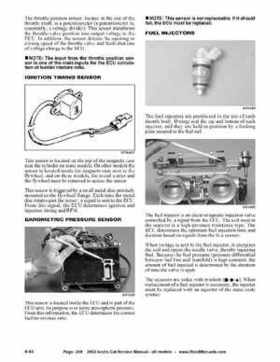 2002 Arctic Cat Snowmobiles Factory Service Manual, Page 248