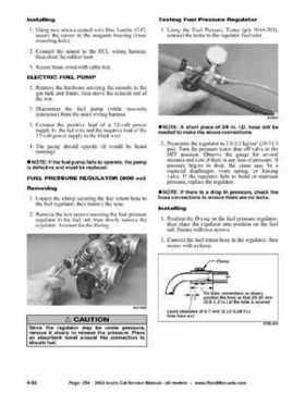 2002 Arctic Cat Snowmobiles Factory Service Manual, Page 254