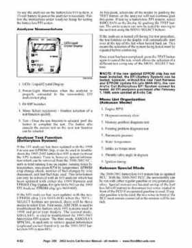 2002 Arctic Cat Snowmobiles Factory Service Manual, Page 256