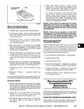 2002 Arctic Cat Snowmobiles Factory Service Manual, Page 257