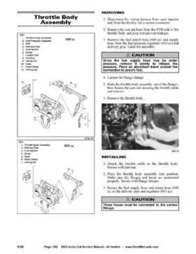 2002 Arctic Cat Snowmobiles Factory Service Manual, Page 262