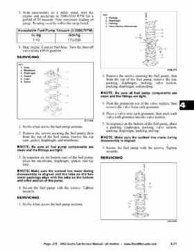 2002 Arctic Cat Snowmobiles Factory Service Manual, Page 275