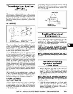 2002 Arctic Cat Snowmobiles Factory Service Manual, Page 291