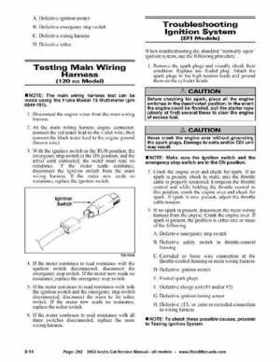 2002 Arctic Cat Snowmobiles Factory Service Manual, Page 292