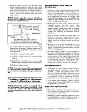 2002 Arctic Cat Snowmobiles Factory Service Manual, Page 294