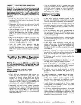 2002 Arctic Cat Snowmobiles Factory Service Manual, Page 295