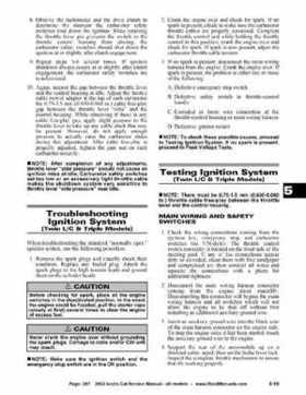 2002 Arctic Cat Snowmobiles Factory Service Manual, Page 297