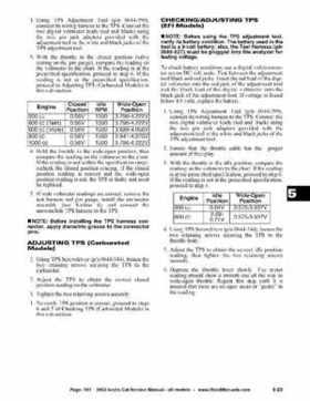 2002 Arctic Cat Snowmobiles Factory Service Manual, Page 301