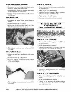 2002 Arctic Cat Snowmobiles Factory Service Manual, Page 310