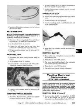 2002 Arctic Cat Snowmobiles Factory Service Manual, Page 311