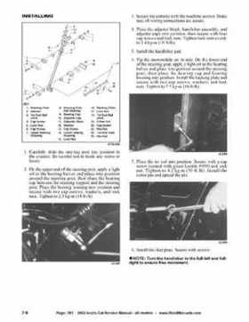2002 Arctic Cat Snowmobiles Factory Service Manual, Page 391
